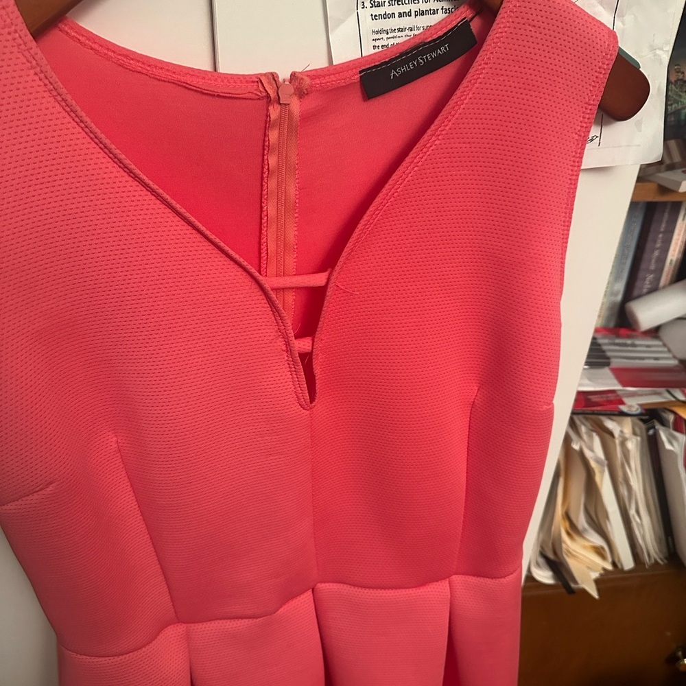 Ashley Stewart Coral Mini Dress